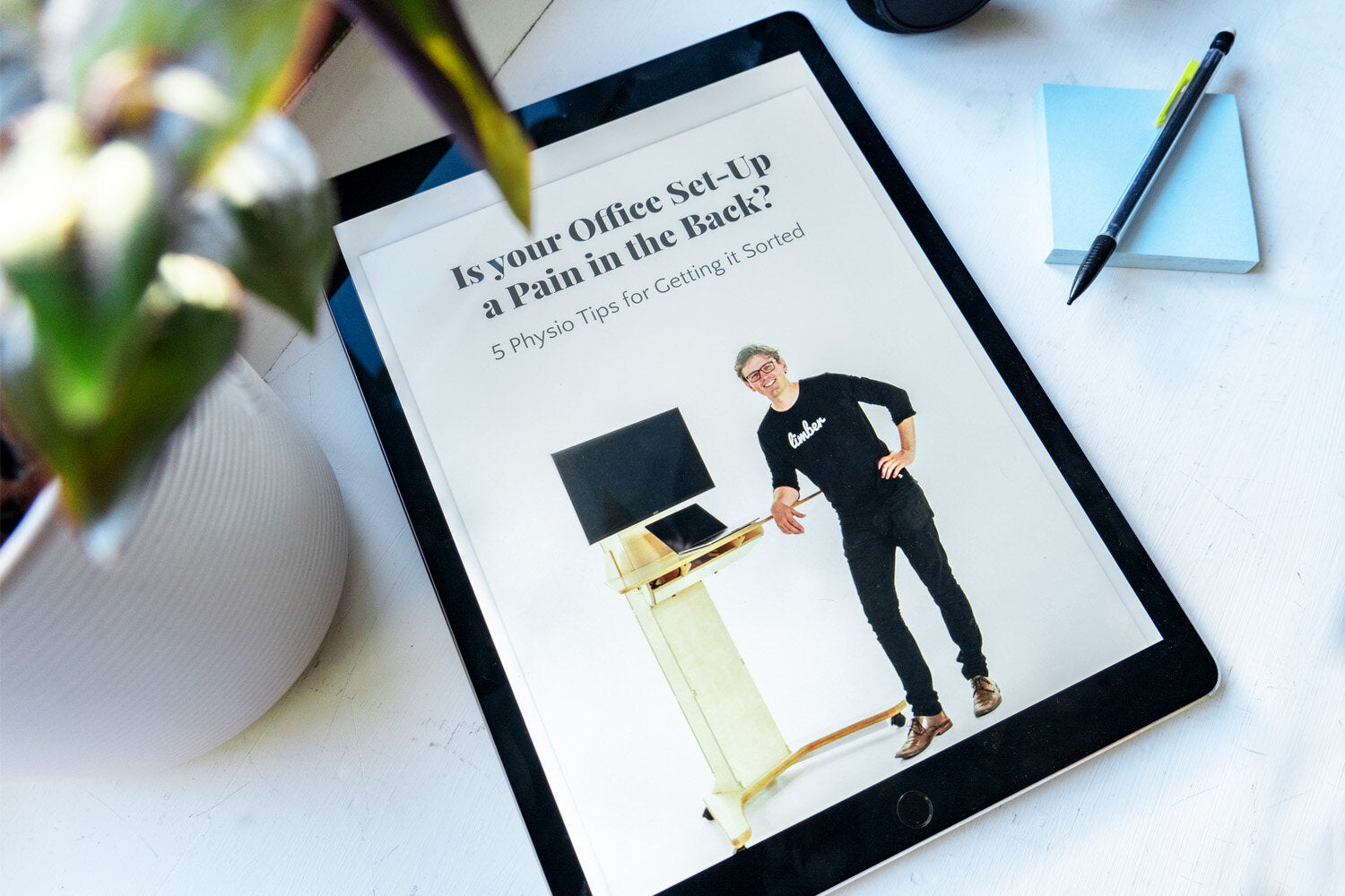 standing desk designed for back pain