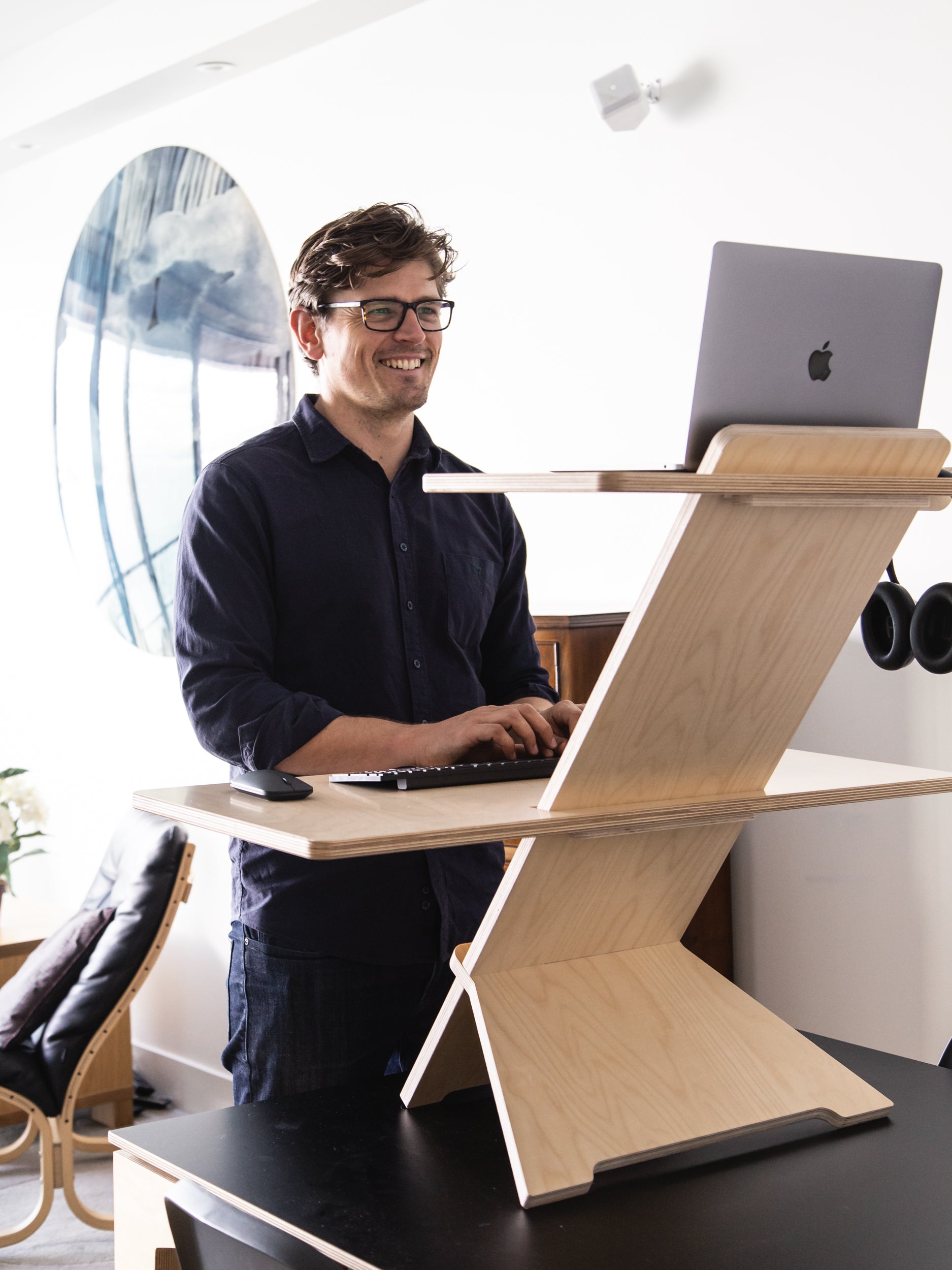 modern standing desk designed by physio