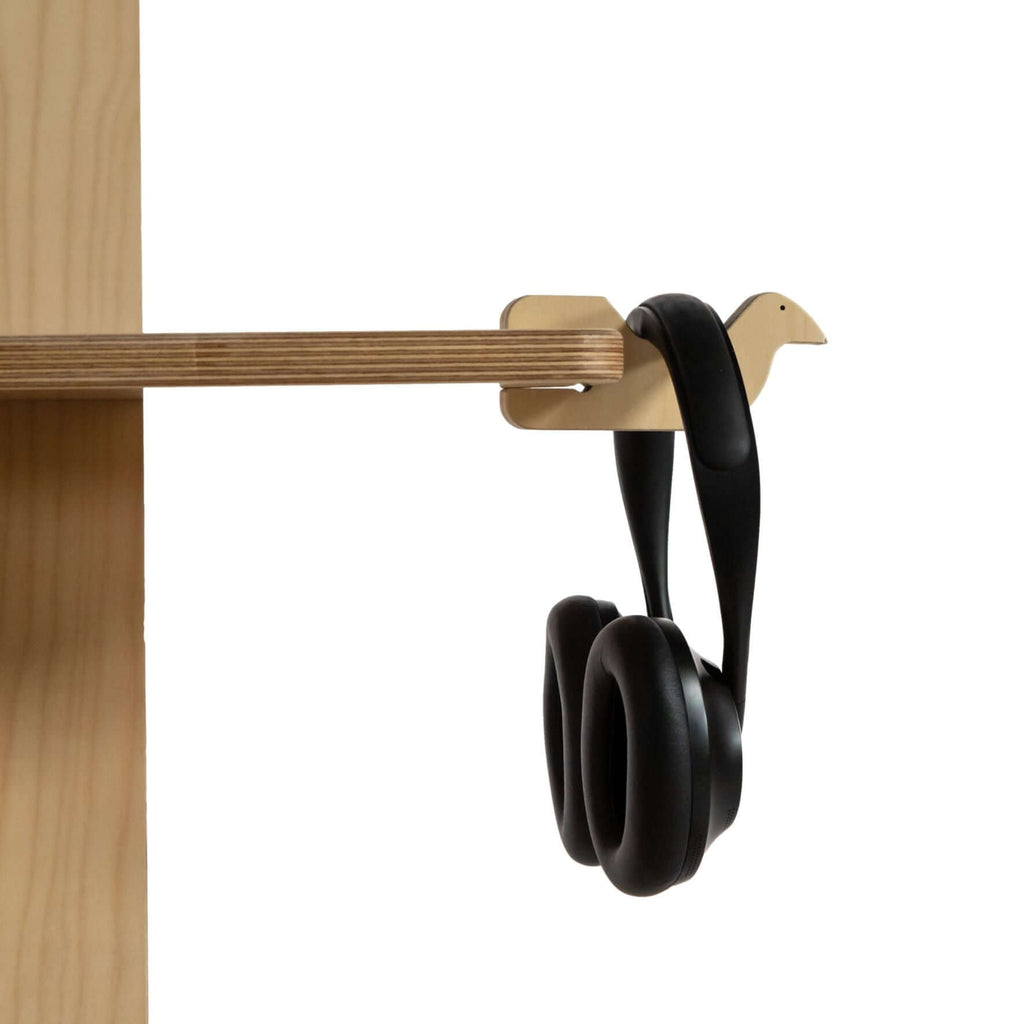 Takahē Headphone Hanger, Desk Headphone Hanger, Headphone Bird Hanger, Bird headphone hanger - Limber