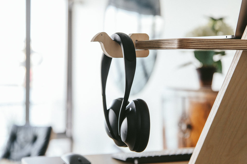 bird headphone hanger