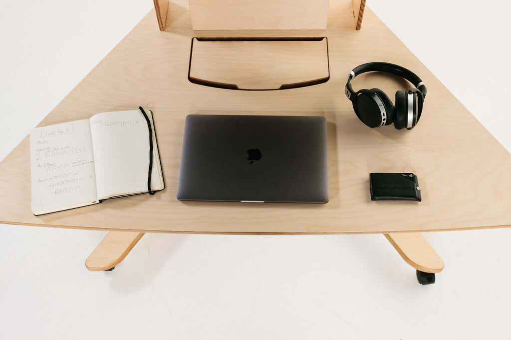 Limber Petal Desk, Standing Desk, Dynamic Desk, Ergonomic Desk, World's Healthiest Desk, Floor Sitting Desk, Limber Desk